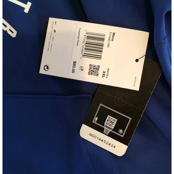 Men's York Knicks Nike 2024/25 Spotlight On-Court Practice Pullover Hoodie - 2XL - Picture 5 of 6